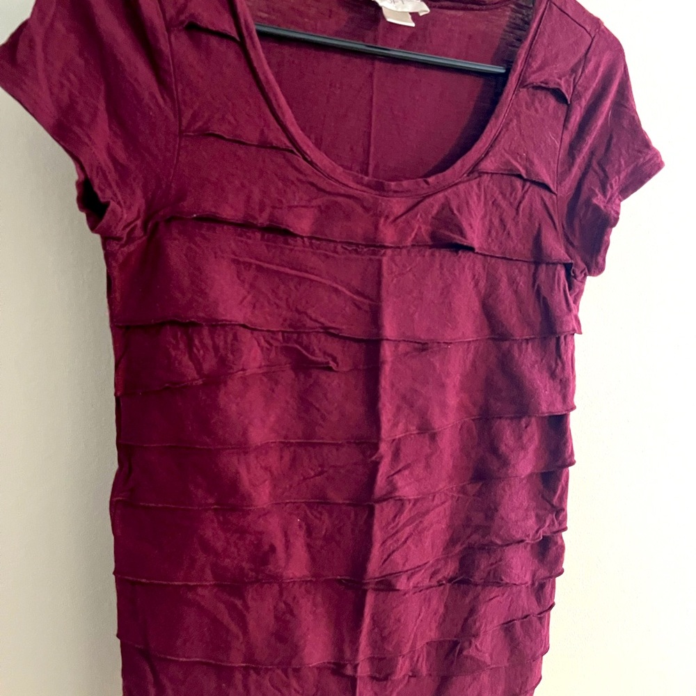 Loft Ruffle tshirt
